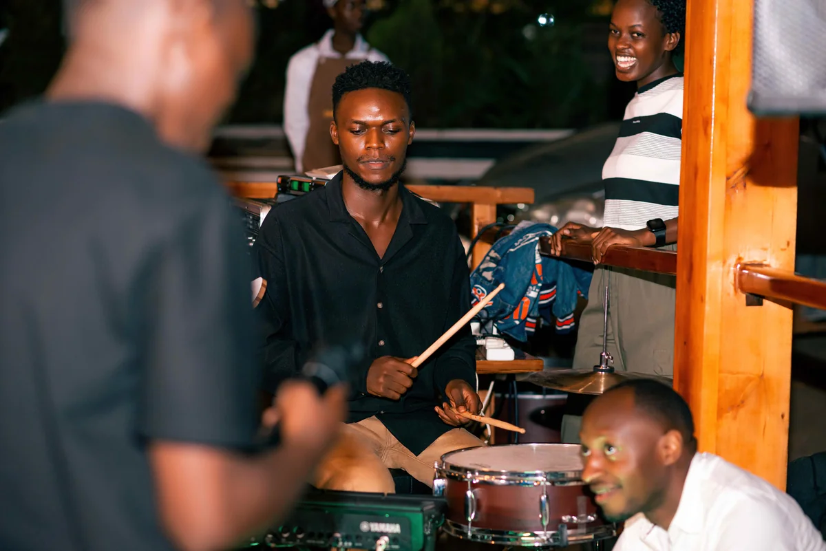 Live band drummer at Sanyu